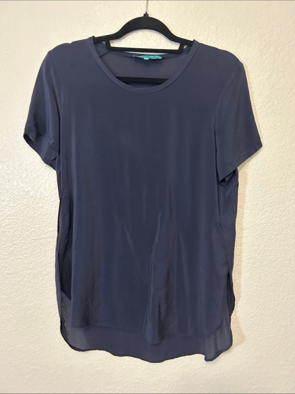 Vintage Chasensully Silk Navy Top